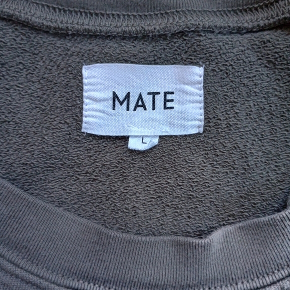 MATE Slouchy Jogger Sweatshirt Set Charcoal Gray - Picture 3 of 6